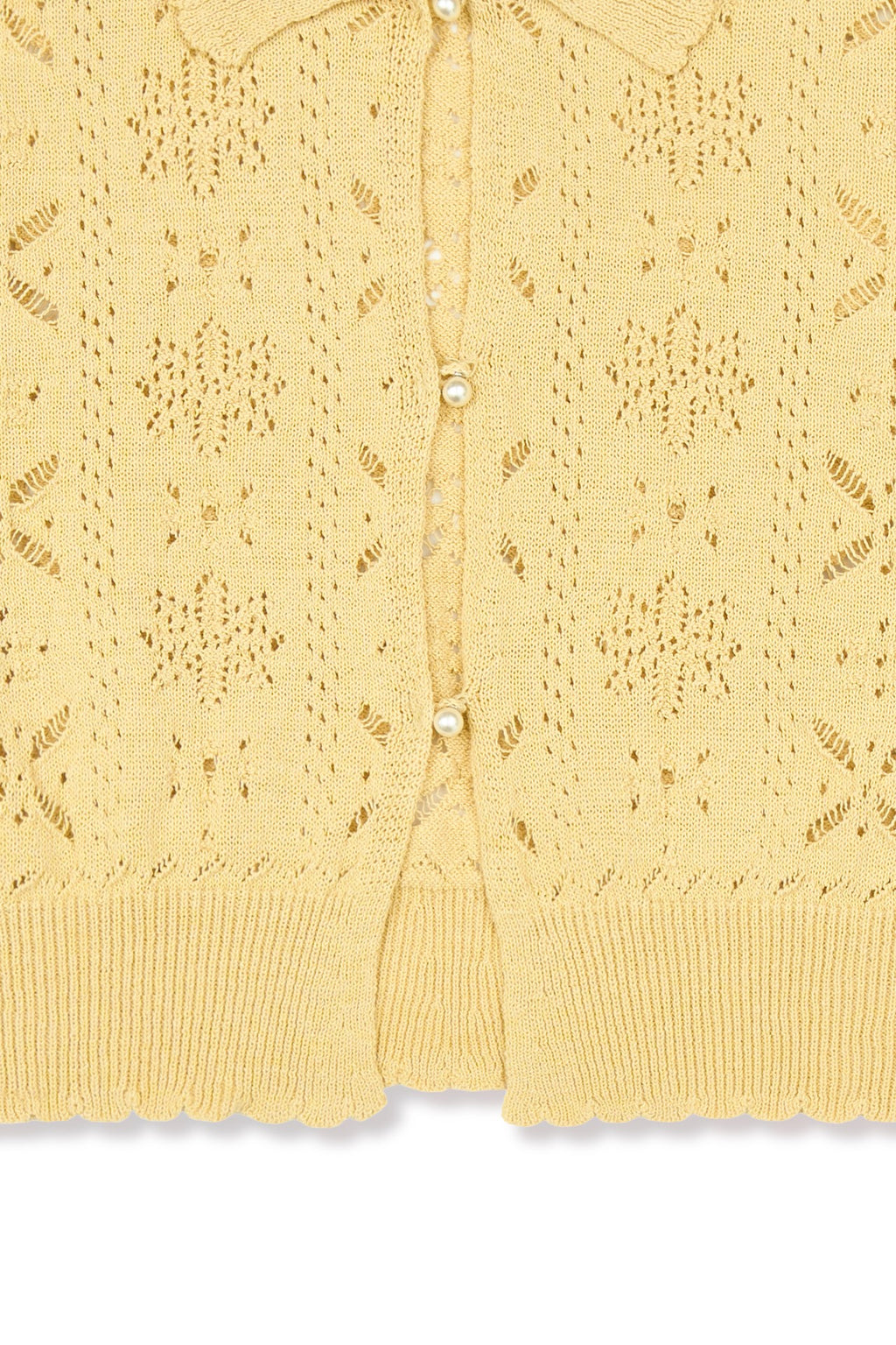 Ioedle - Flower Bomb Knit Cardigan (Yellow) product image 1 | TRAB K-Fashion Australia