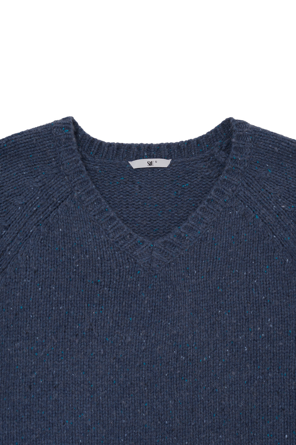 STU - Super Fine Wool V-neck Knit (Dark Blue) product image 18 | TRAB K-Fashion Australia