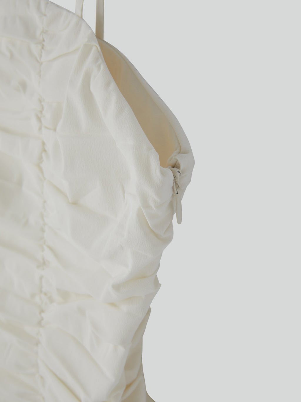 Recto - Gathered Bustier Top (Ivory) product image 4 | TRAB K-Fashion Australia