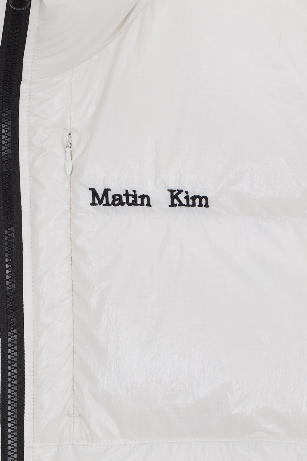Matin Kim - Small Logo Volume Down Jumper (Ivory) product image 4 | TRAB K-Fashion Australia