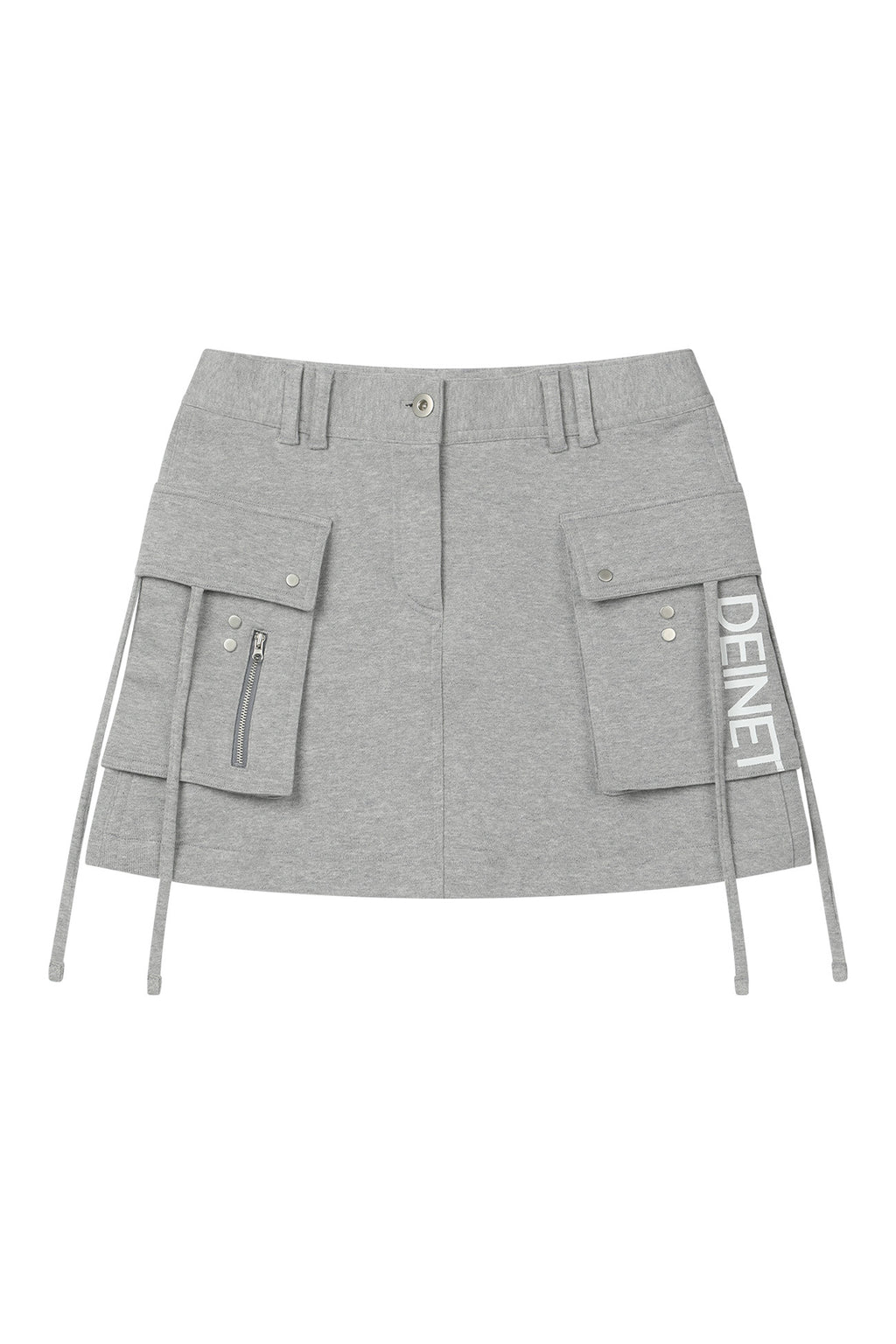 Deinet - Jersey Mini Skirt (Melange Grey) product image 9 | TRAB K-Fashion Australia