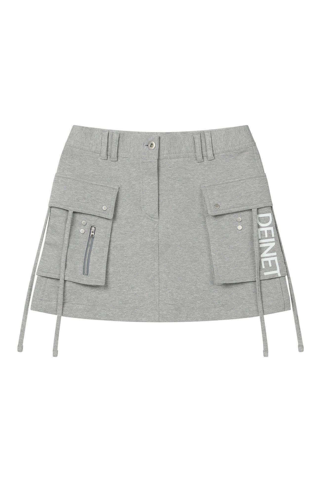 Deinet - Jersey Mini Skirt (Melange Grey) product image 9 | TRAB K-Fashion Australia