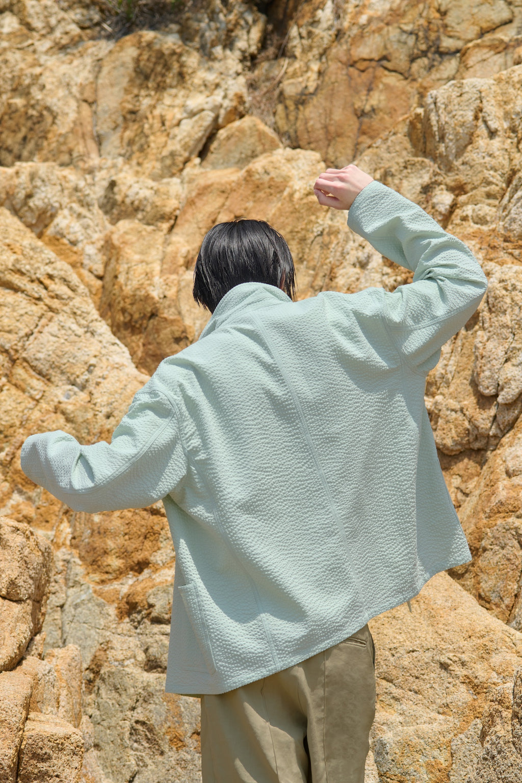 STU - Seersucker Jacket (Mint) product image 10 | TRAB K-Fashion Australia