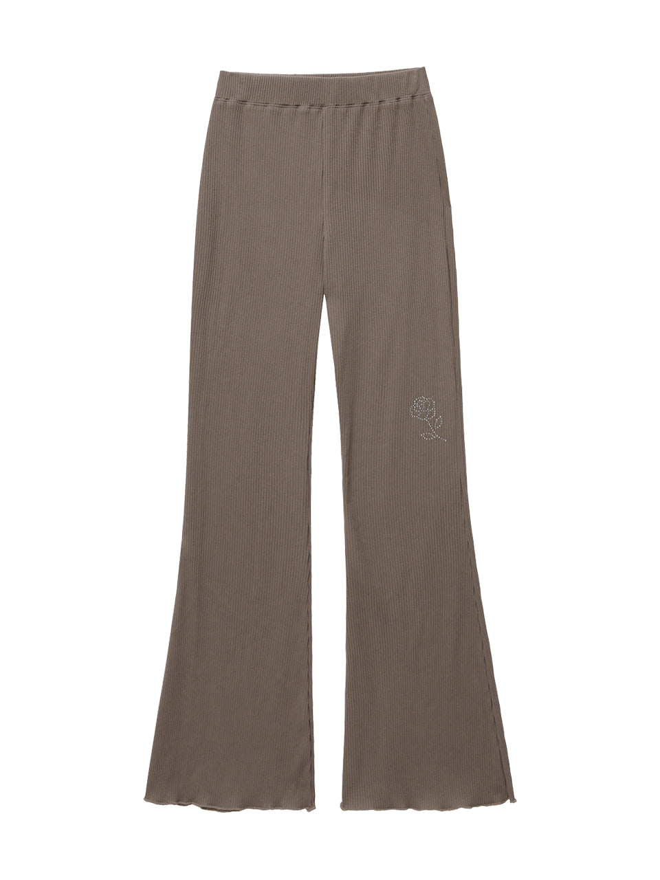 Margarin Fingers - Rose Boot-Cut Pants (Brown) product image 2 | TRAB K-Fashion Australia