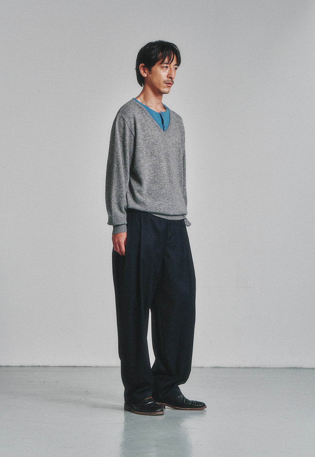Art if acts - Union Henley (Grey/Blue) product image 2 | TRAB K-Fashion Australia