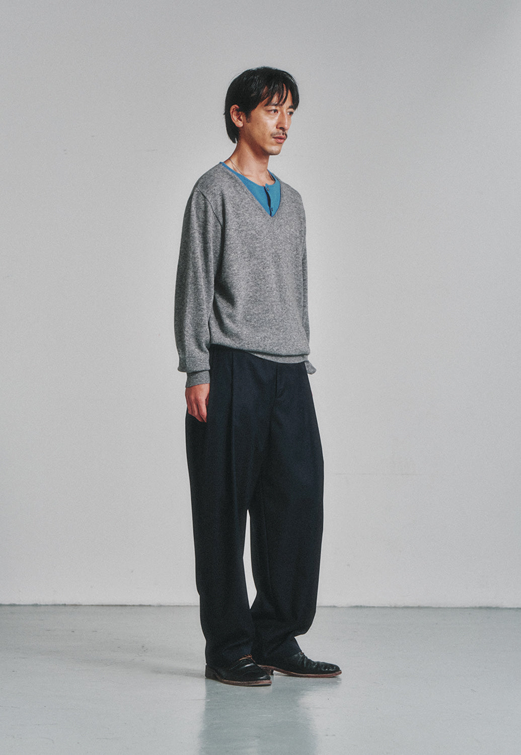 Art if acts - Union Henley (Grey/Blue) product image 2 | TRAB K-Fashion Australia