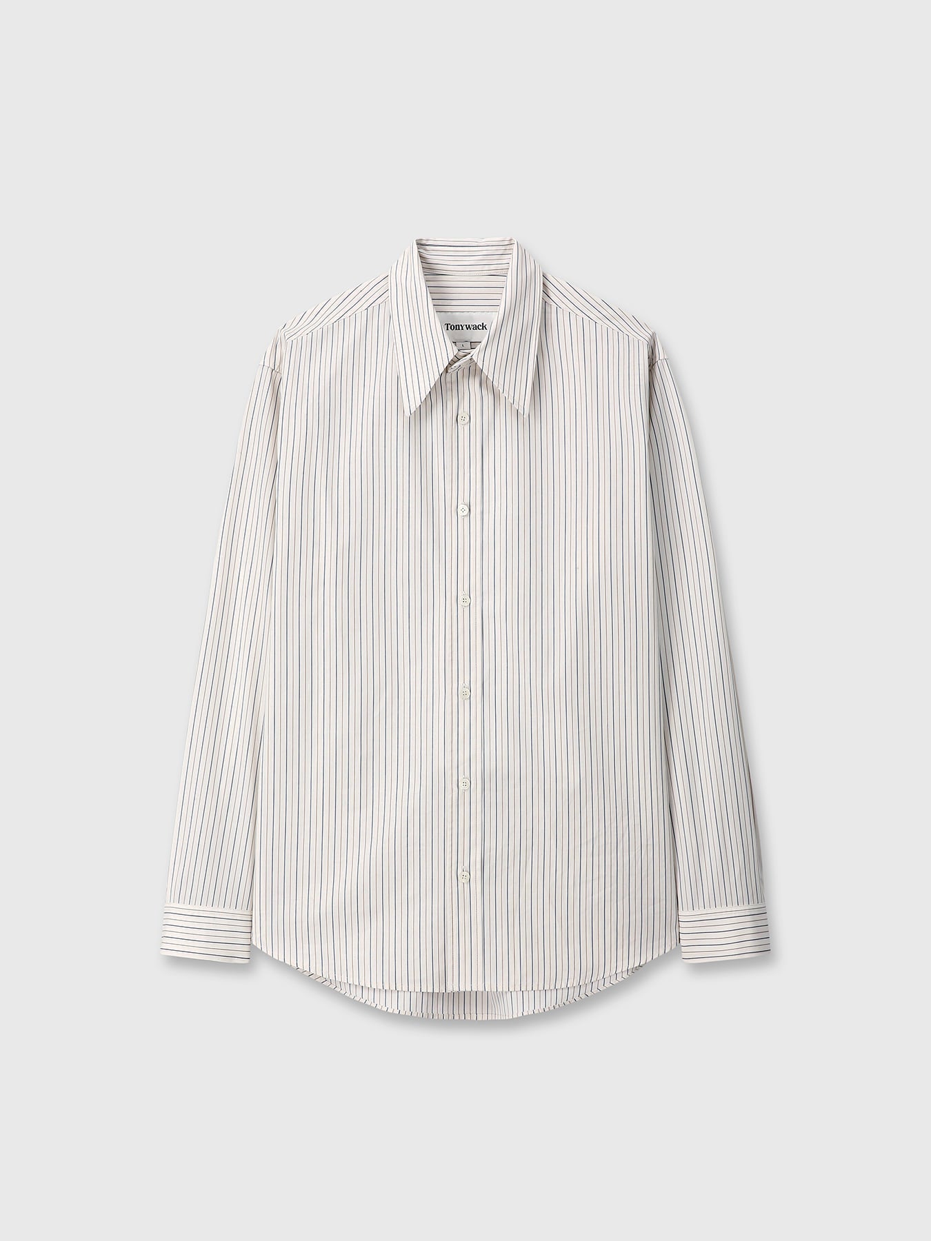 Tonywack - Brushed Cotton Multi Stripe Shirt (Ecru Multi Stripe) product image 7 | TRAB K-Fashion Australia