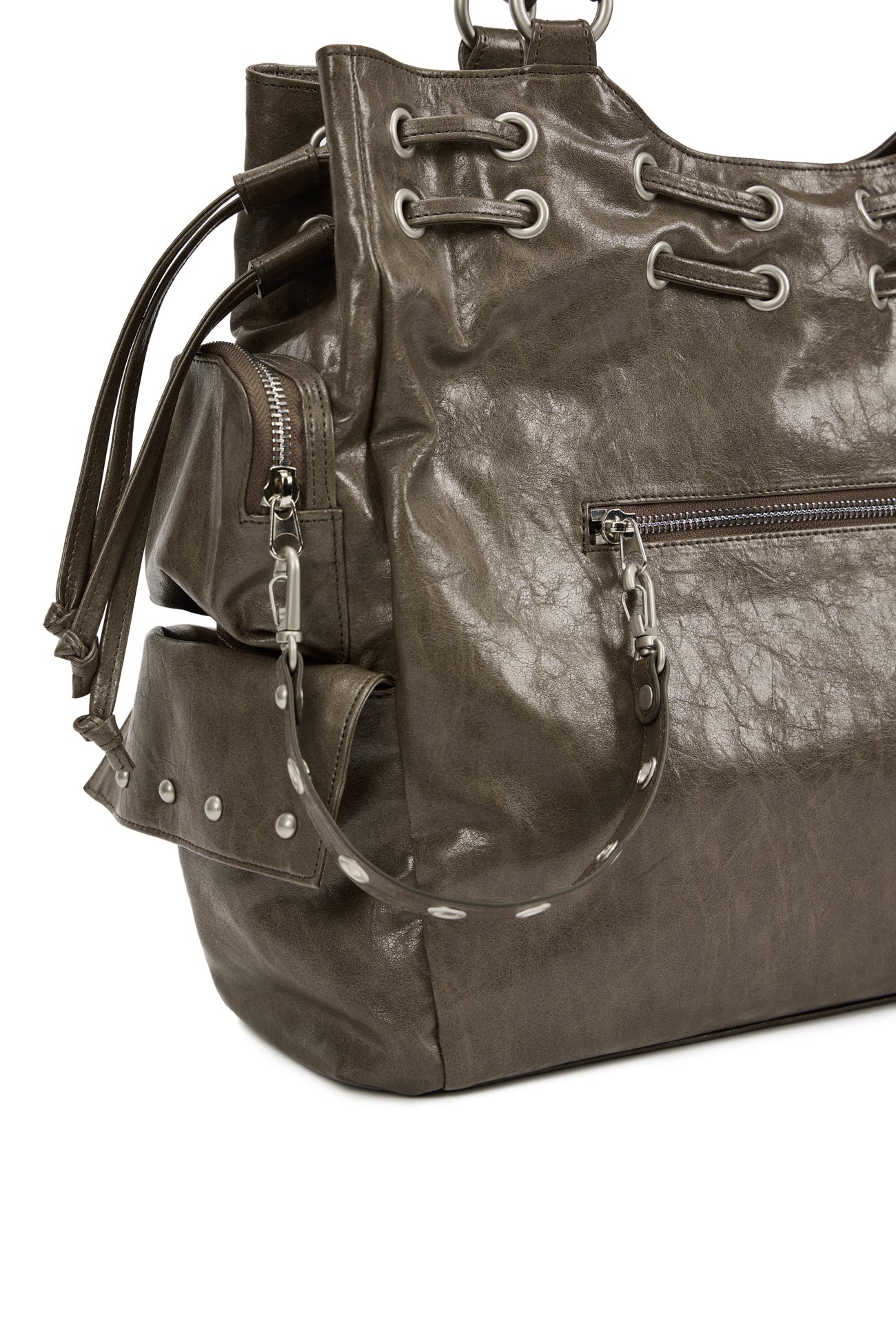 Deinet - Deinet New Stud String Big Bag (Khaki) product image 5 | TRAB K-Fashion Australia