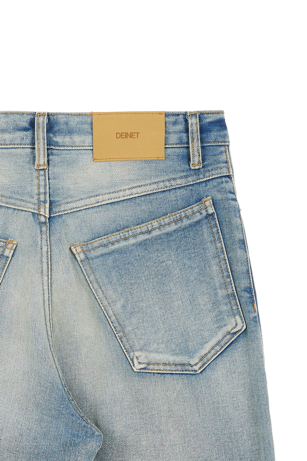 Deinet - Faded Straight Denim (Light Blue) product image 14 | TRAB K-Fashion Australia