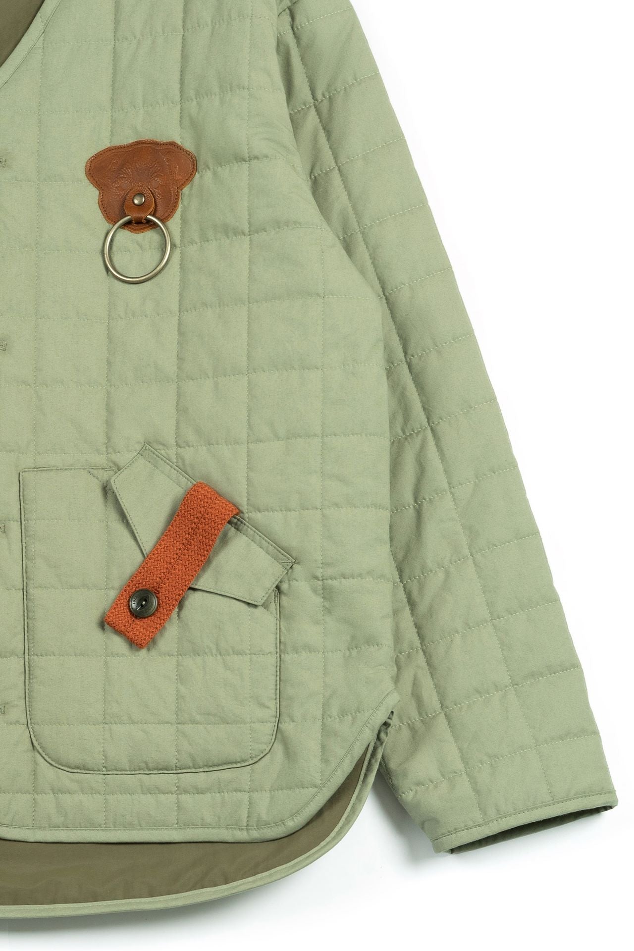 Ioedle - Welcome Gate Quilted Jacket (Olive) product image 7 | TRAB K-Fashion Australia