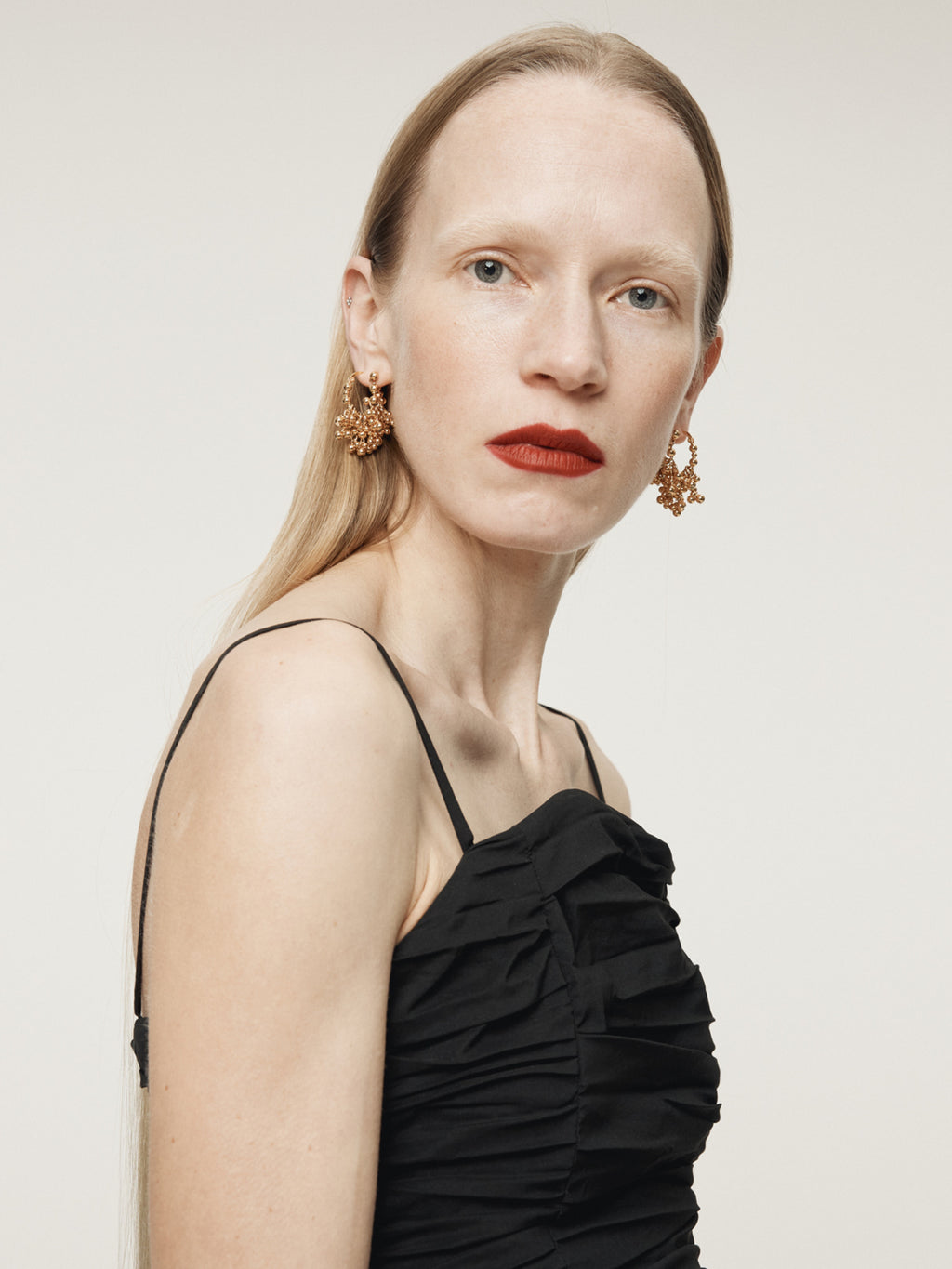 Recto - Gathered Bustier Top (Black) product image 8 | TRAB K-Fashion Australia