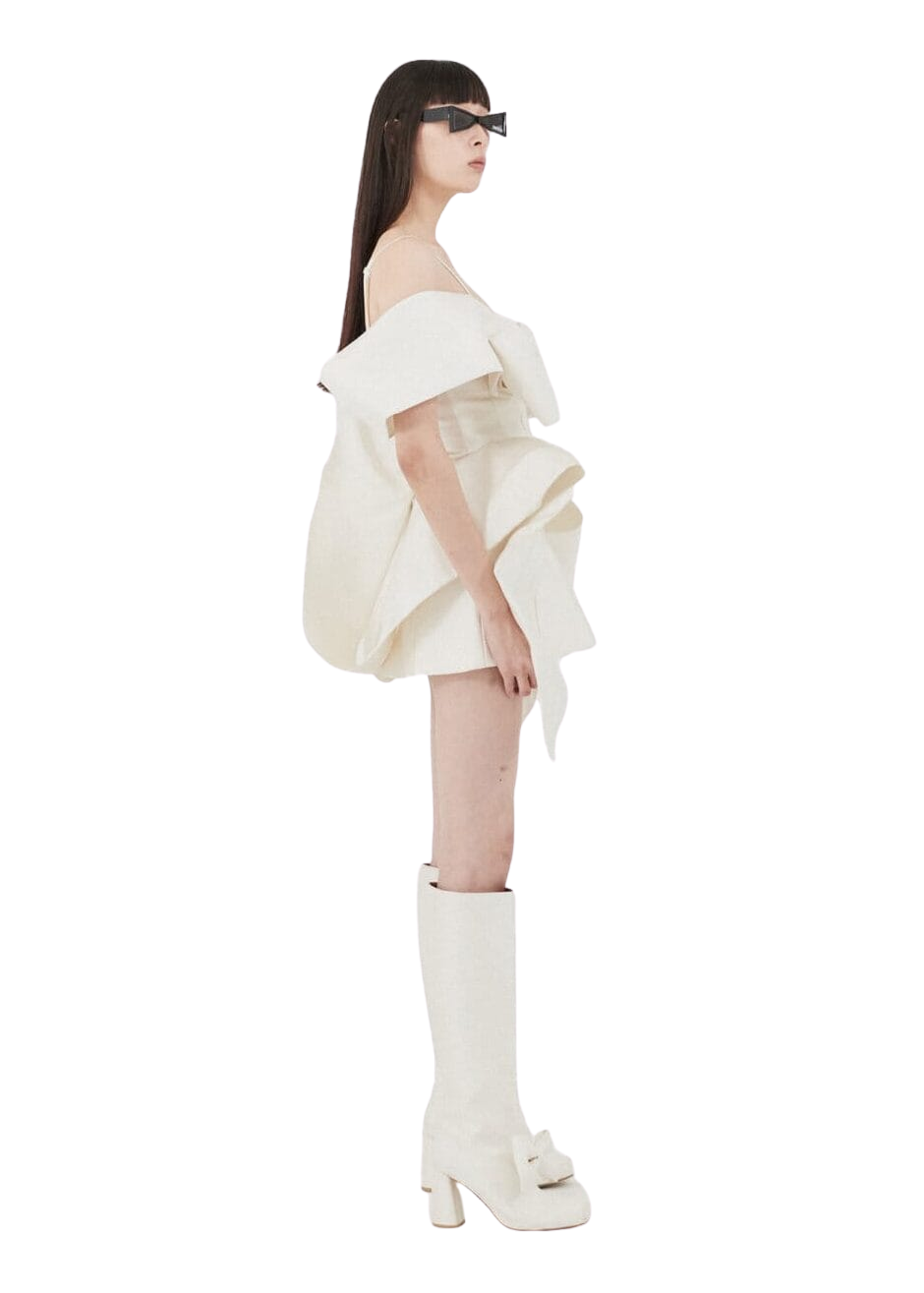 Kimhe Kim - Seraphim Mini Dress (White) product image 2 | TRAB K-Fashion Australia