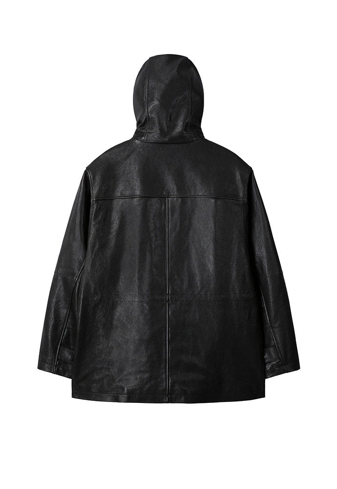 Art if acts - Vegetable Leather Rain Coat (Black) product image 9 | TRAB K-Fashion Australia