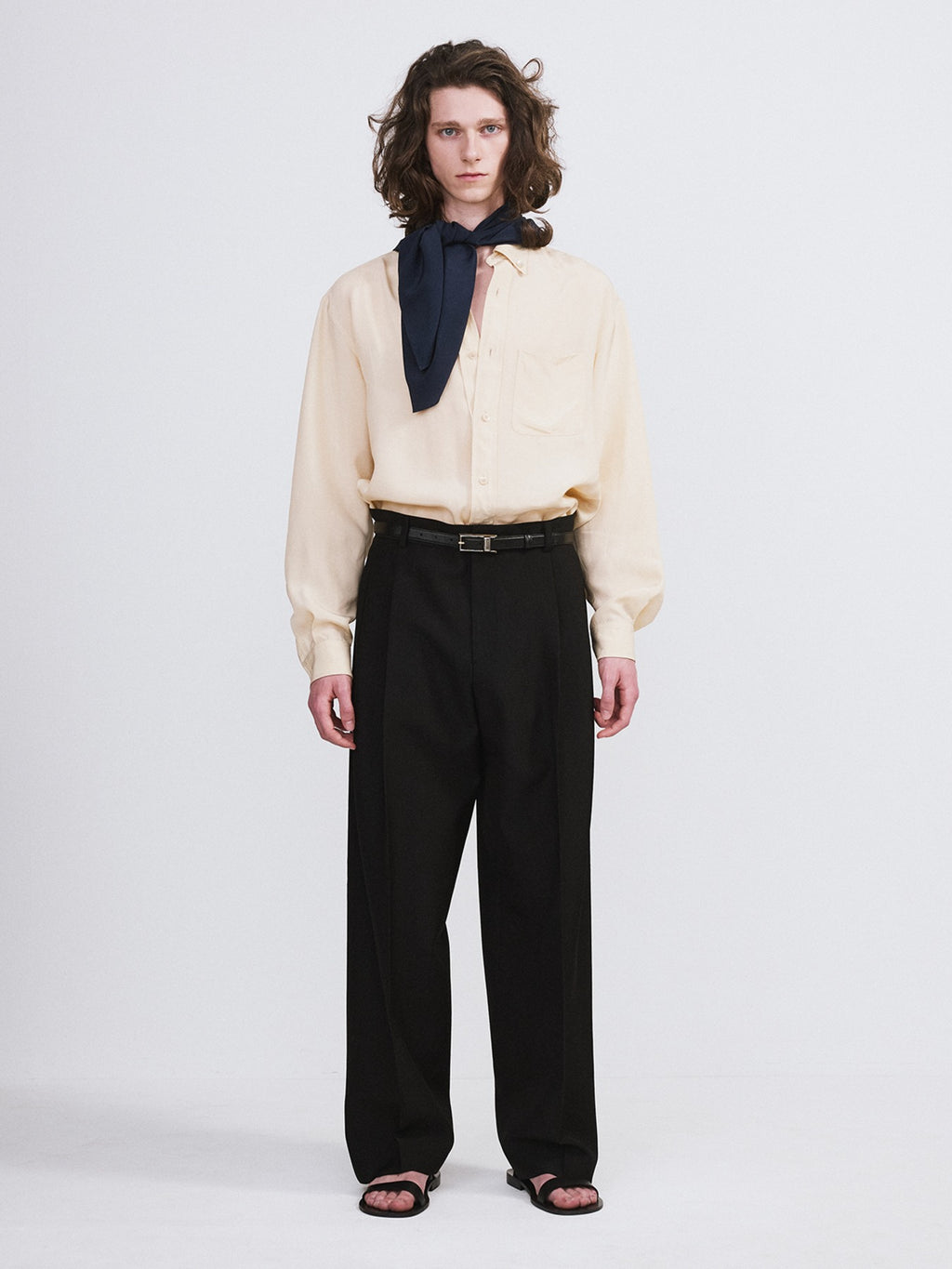 Recto - Double Pleated Suit Pants (Black) product image 1 | TRAB K-Fashion Australia