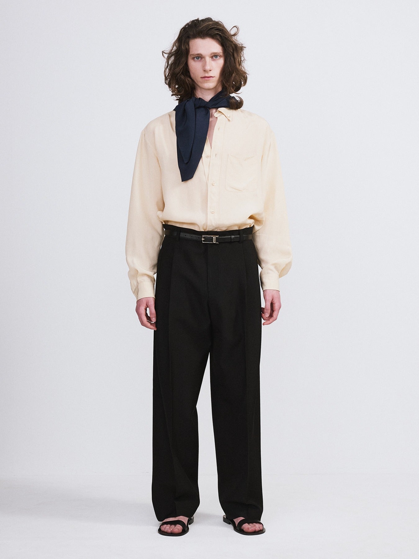 Recto - Double Pleated Suit Pants (Black) product image 1 | TRAB K-Fashion Australia
