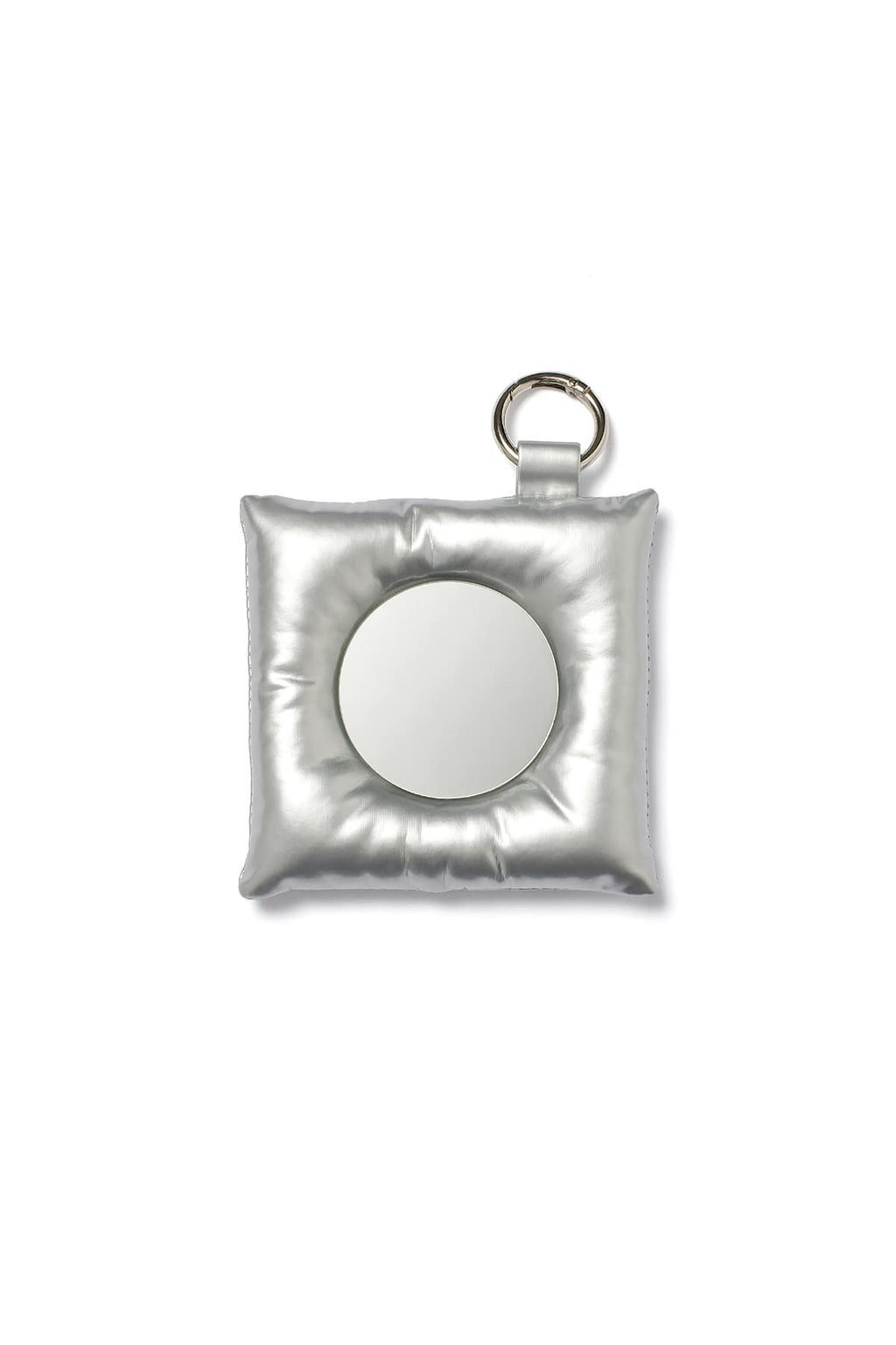 Matin Kim - Puffer Square Mirror Keyring (Silver) product image 4 | TRAB K-Fashion Australia