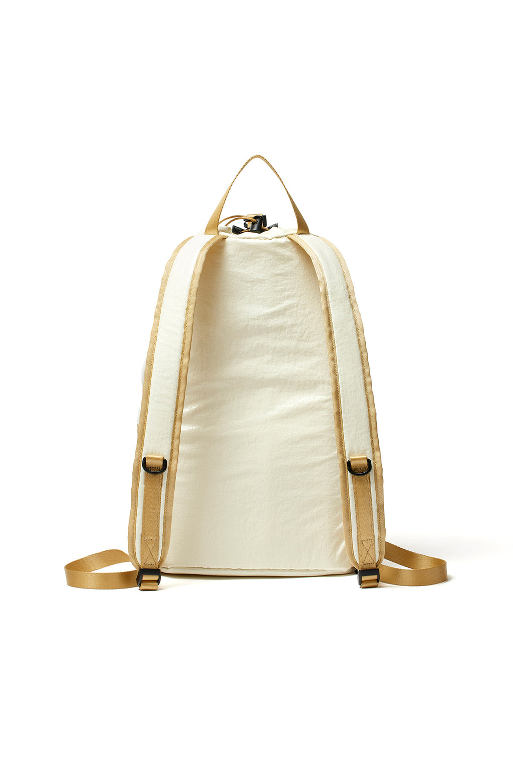 Matin Kim - Logo Taping Glossy Back Pack (Ivory) product image 2 | TRAB K-Fashion Australia