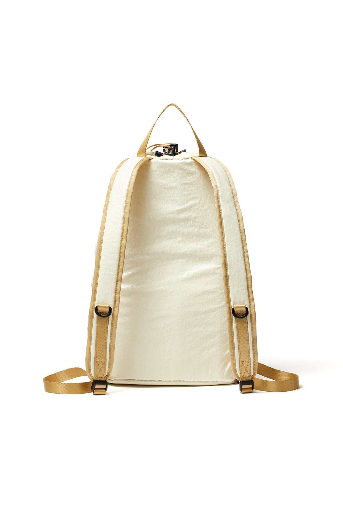 Matin Kim - Logo Taping Glossy Back Pack (Ivory) product image 2 | TRAB K-Fashion Australia