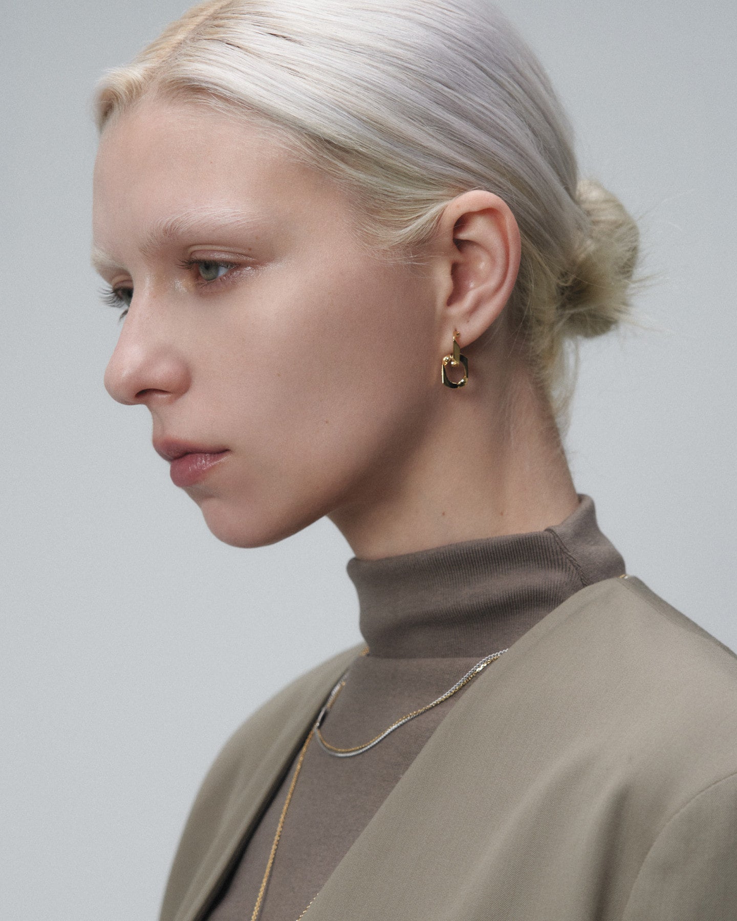 Numbering - Chain Link Earrings #7351 product image 5 | TRAB K-Fashion Australia