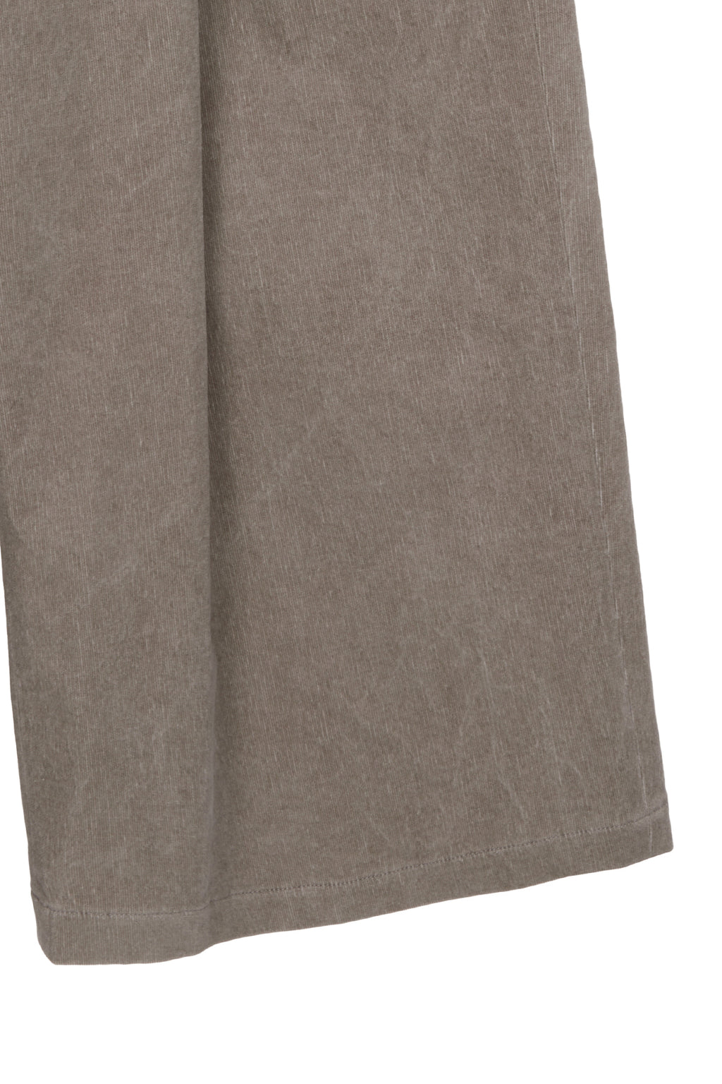 Matin Kim - Corduroy Tuck Point Wide Pants (Beige) product image 4 | TRAB K-Fashion Australia