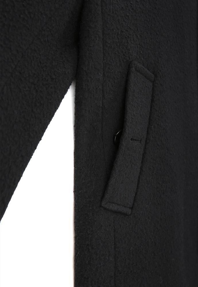 Art if acts - Leather Collar Casentino Half Coat (Black) product image 10 | TRAB K-Fashion Australia