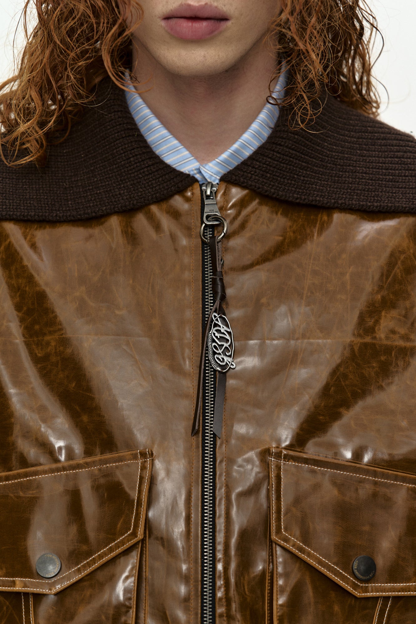 Andersson Bell - Mikoos26 Bomber Jacket (Brown) product image 5 | TRAB K-Fashion Australia