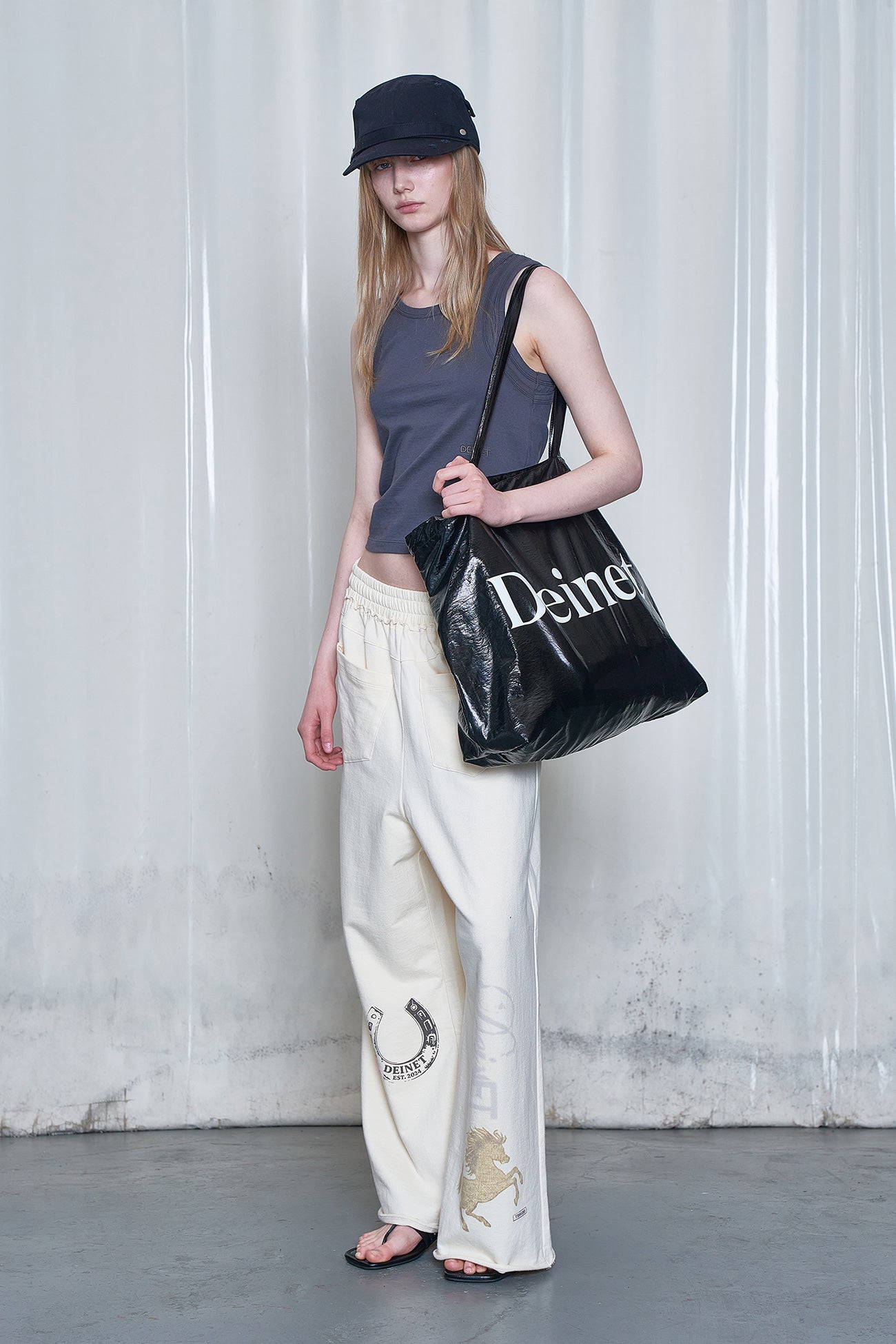Deinet - Lucky Spur Archive Sweat Pants (Ivory) product image 5 | TRAB K-Fashion Australia