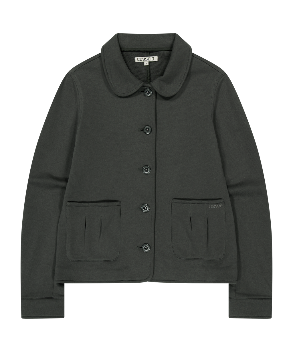Coyseio - Cozy Sweat Jacket (Charcoal) product image 1 | TRAB K-Fashion Australia