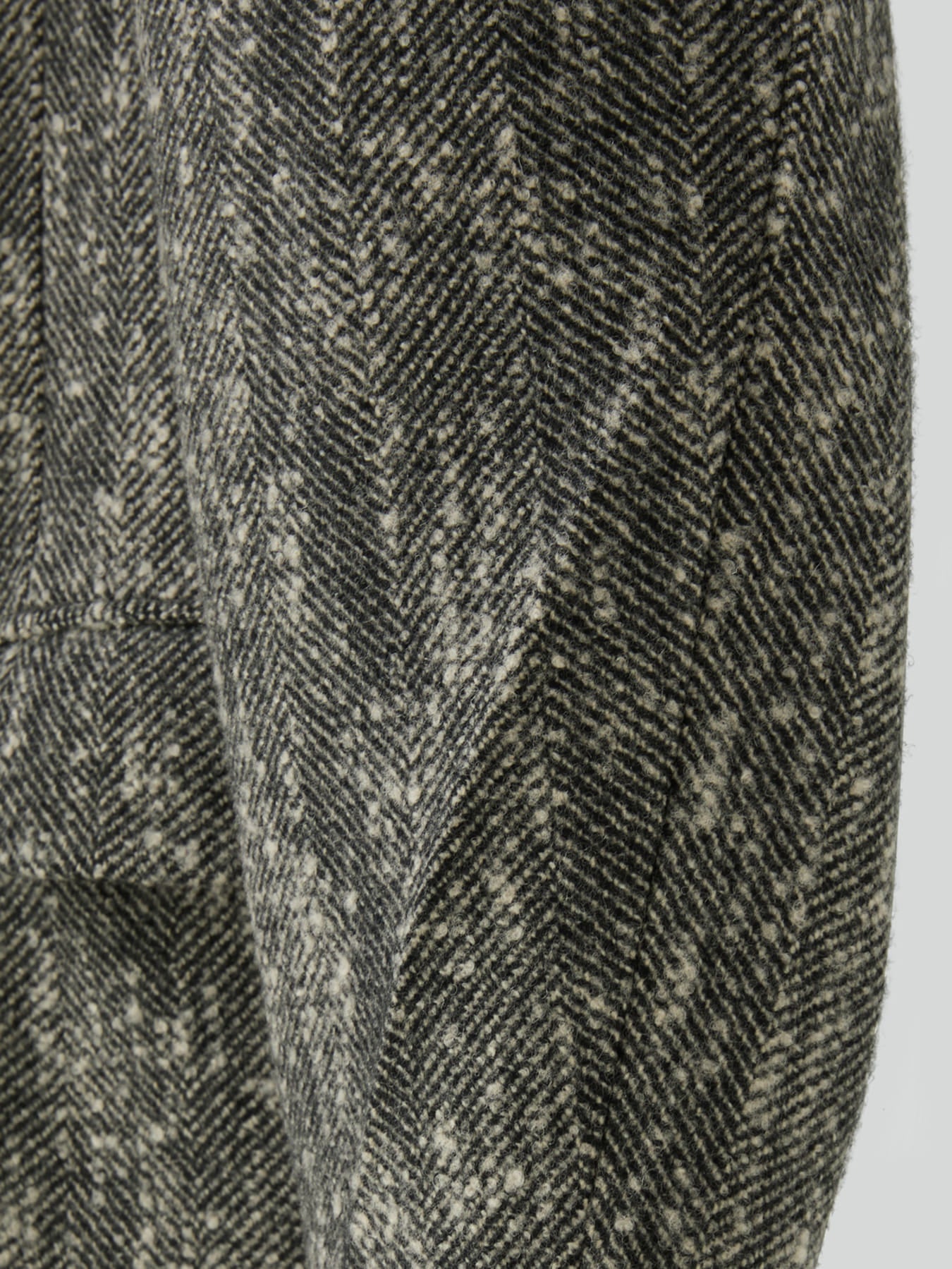 Recto - Herringbone Double Breasted Coat (Black) product image 9 | TRAB K-Fashion Australia