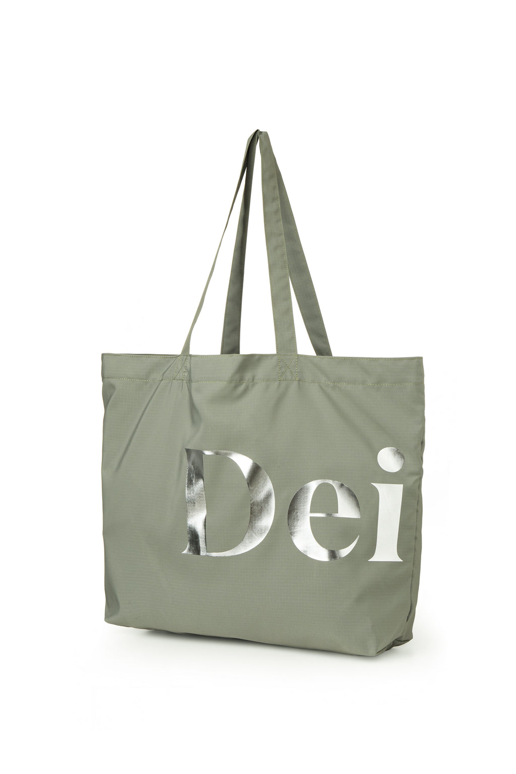 Deinet - Point Logo Shoulder Big Bag (Khaki) product image 2 | TRAB K-Fashion Australia