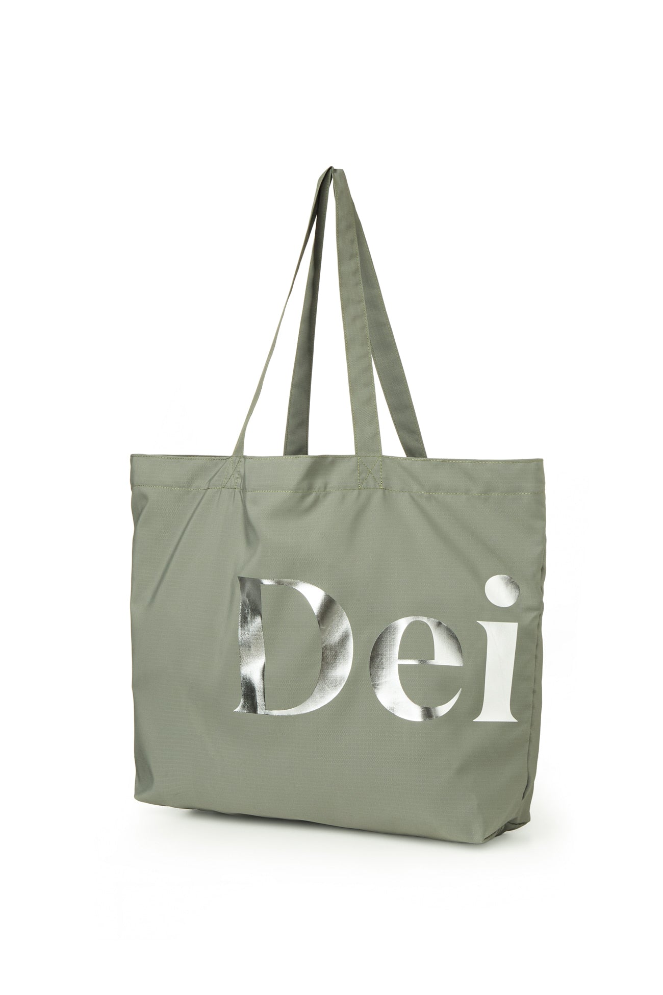 Deinet - Point Logo Shoulder Big Bag (Khaki) product image 2 | TRAB K-Fashion Australia