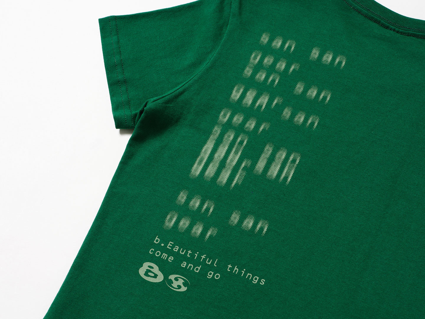 San San Gear - San San X B.E Swirl T-Shirt_0 (Green) product image 7 | TRAB K-Fashion Australia