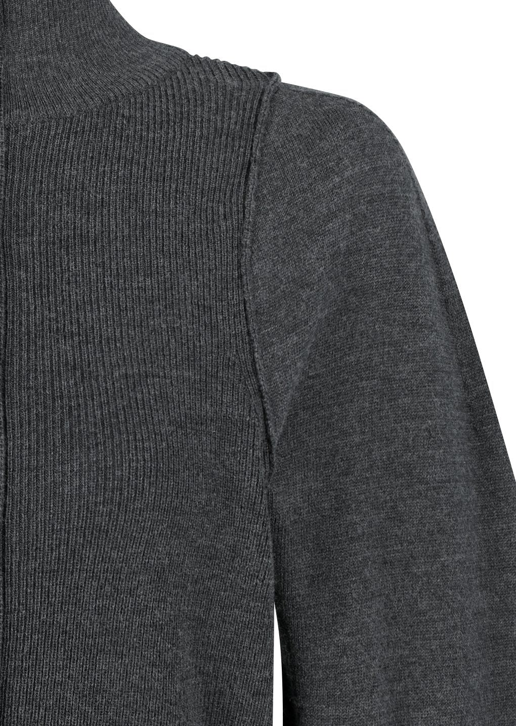Amomento - Blocking button up cardigan (Charcoal) product image 5 | TRAB K-Fashion Australia