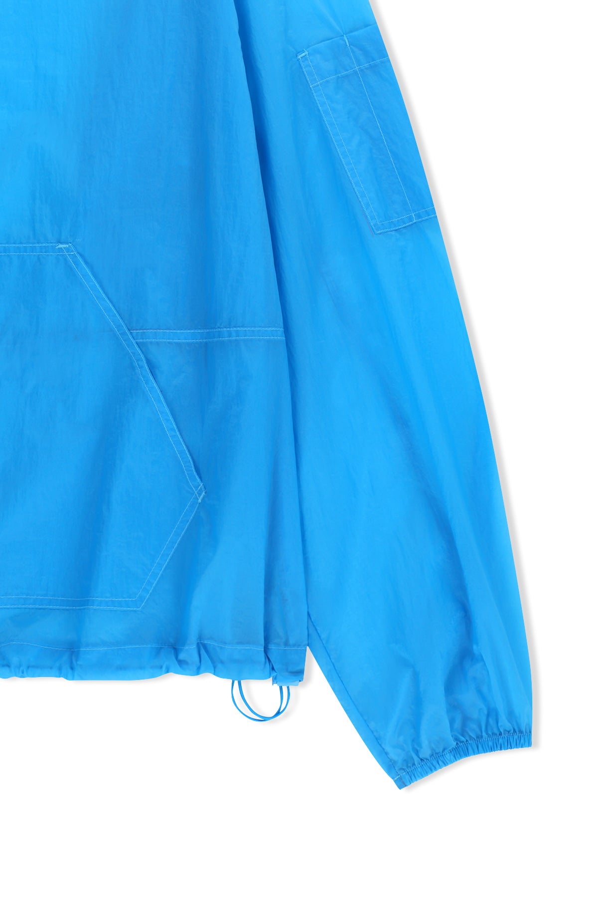 Matin Kim - Back Logo Hoody Windbreaker (Blue) product image 4 | TRAB K-Fashion Australia