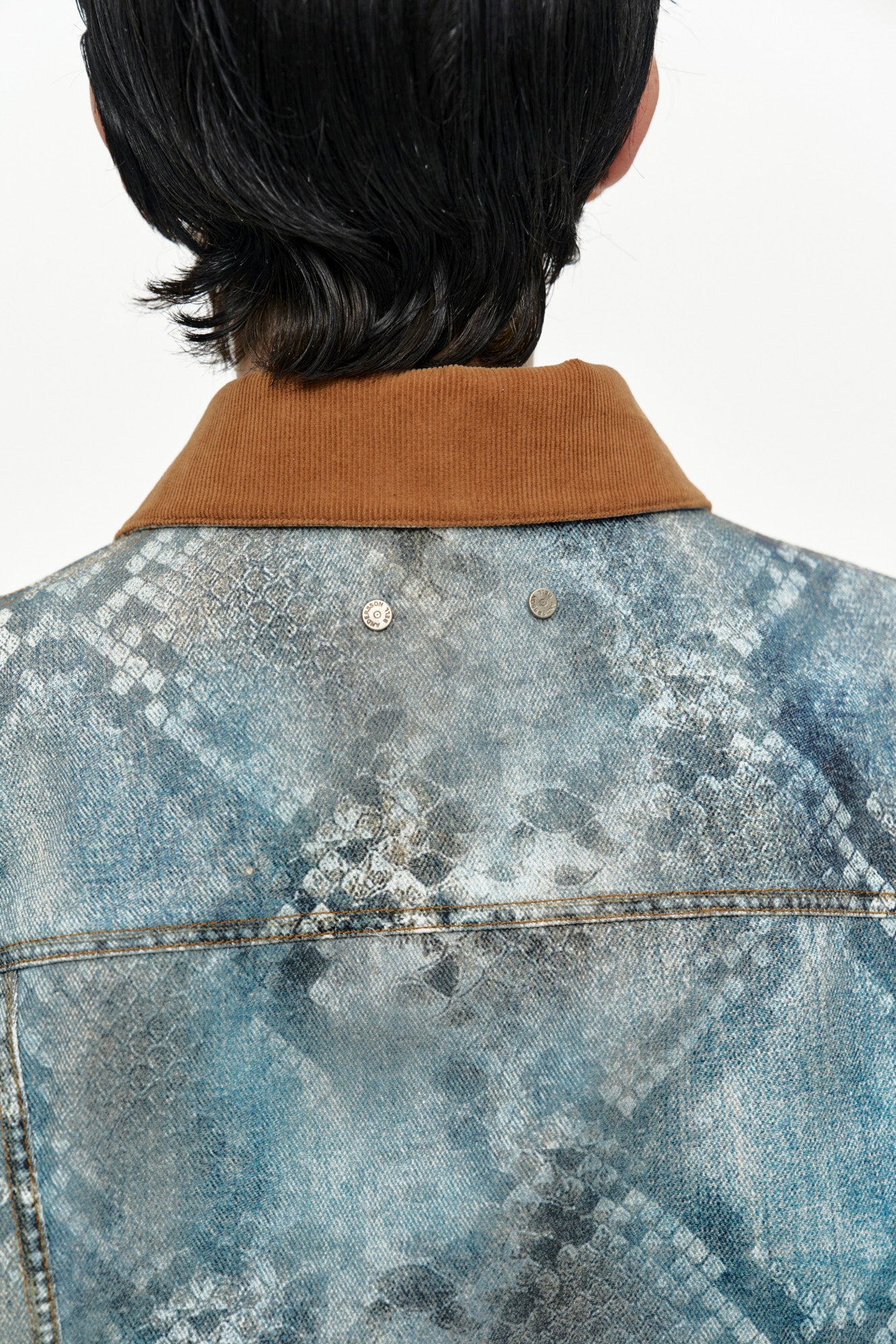 Andersson Bell - Python Fade Denim Printed Jacket (Blue) product image 5 | TRAB K-Fashion Australia