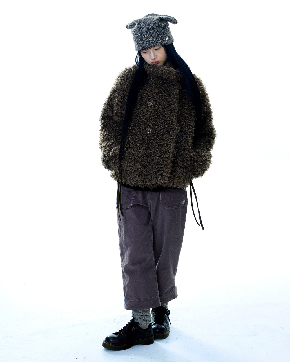 Coyseio - Hairy Fur Jacket (Brown) product image 10 | TRAB K-Fashion Australia