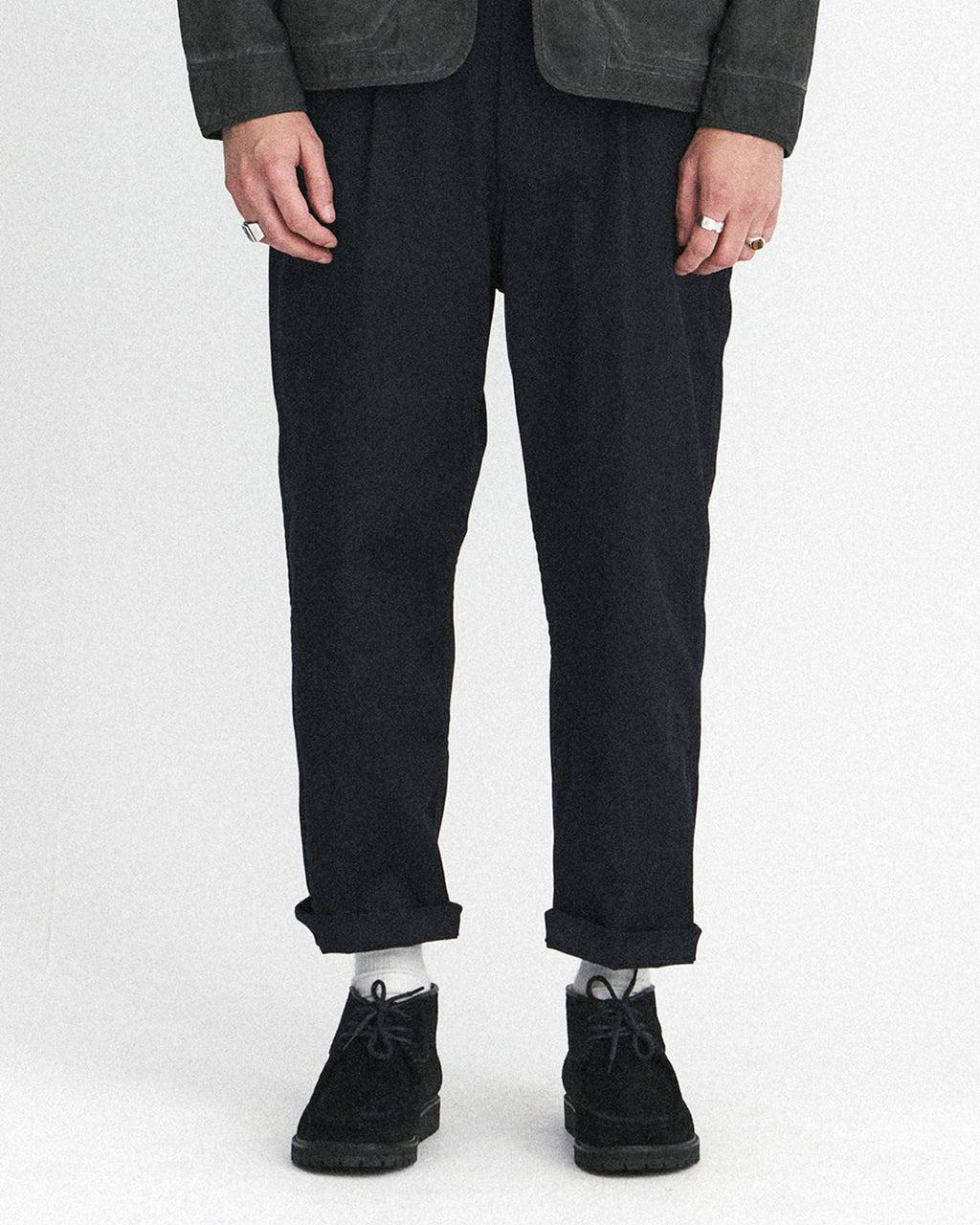 Eastlogue - Gent Pleat Pants (Black) product image 2 | TRAB K-Fashion Australia