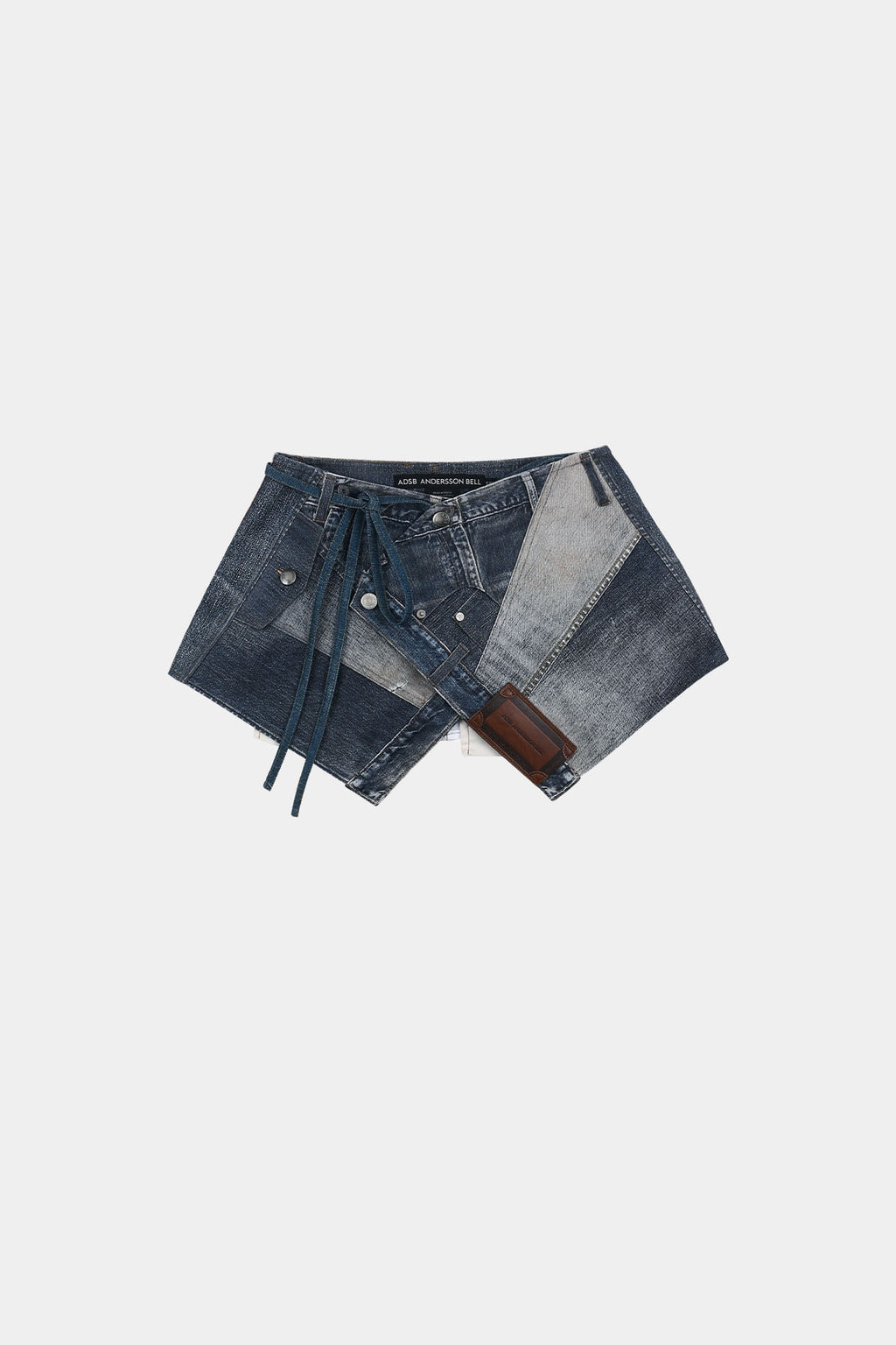 Andersson Bell - Upside-Down Printed Wrap Skirt (Mid Blue) product image 11 | TRAB K-Fashion Australia