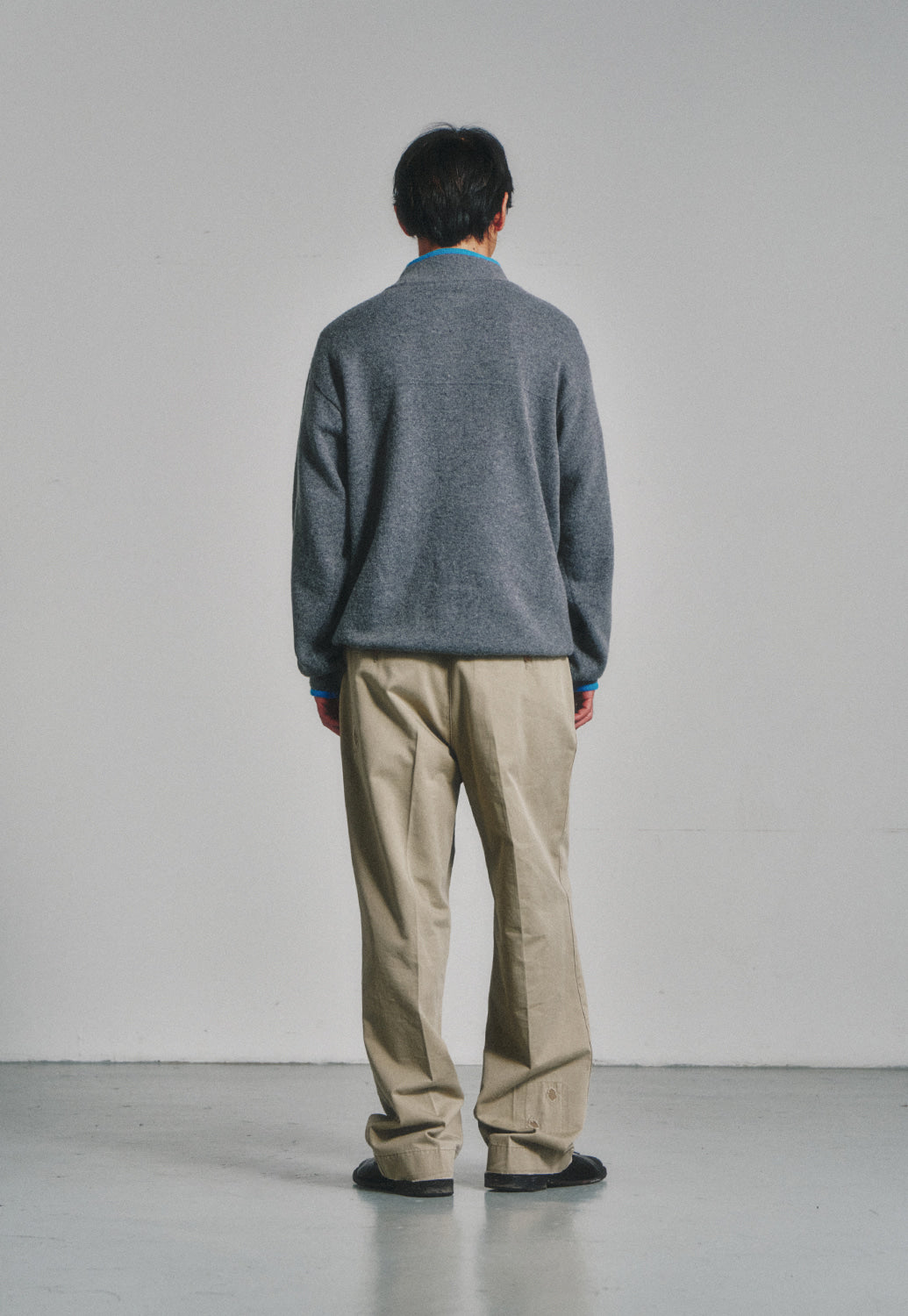 Art if acts - Vintage Pullover Knit (Grey/Ocean) product image 3 | TRAB K-Fashion Australia
