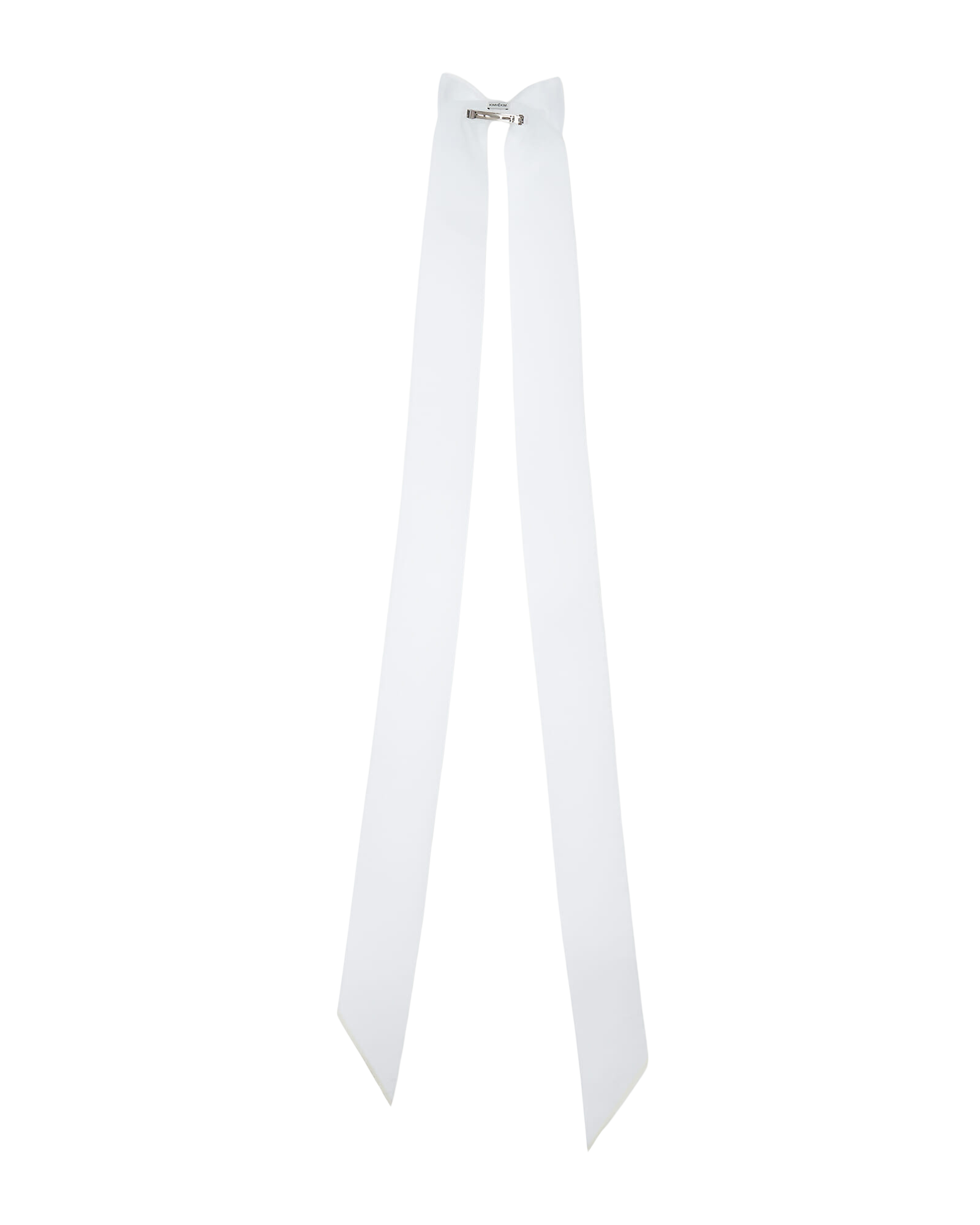 Kimhe Kim - Medium Ribbon Hair Clip (White) product image 7 | TRAB K-Fashion Australia