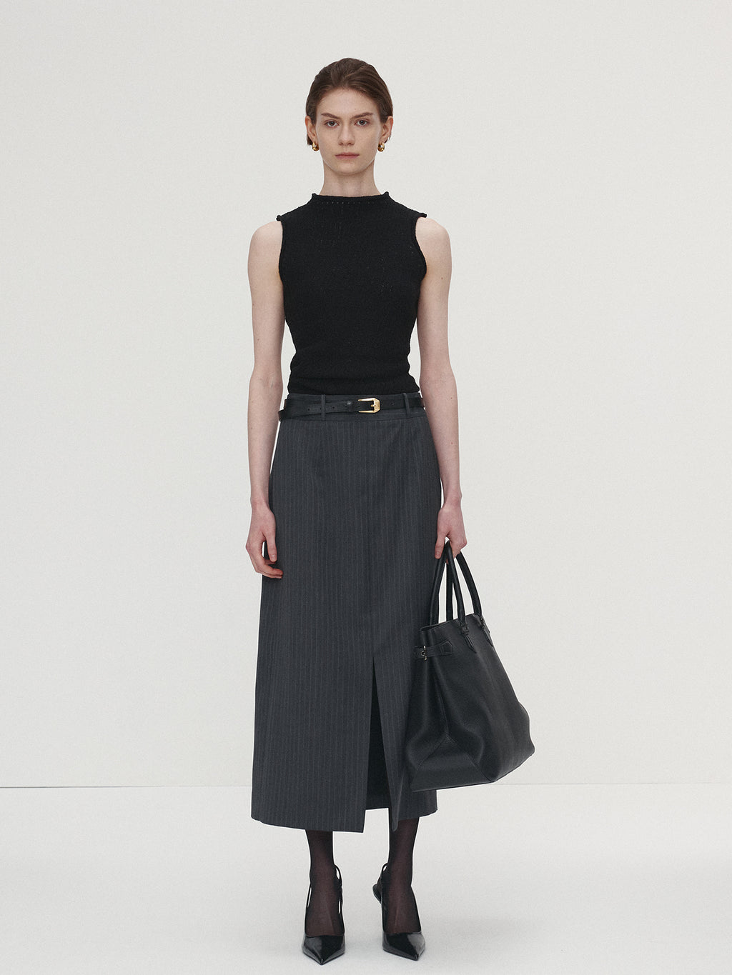 Tonywack - Cotton Twisted Sleeveless Knit (Black) product image 2 | TRAB K-Fashion Australia