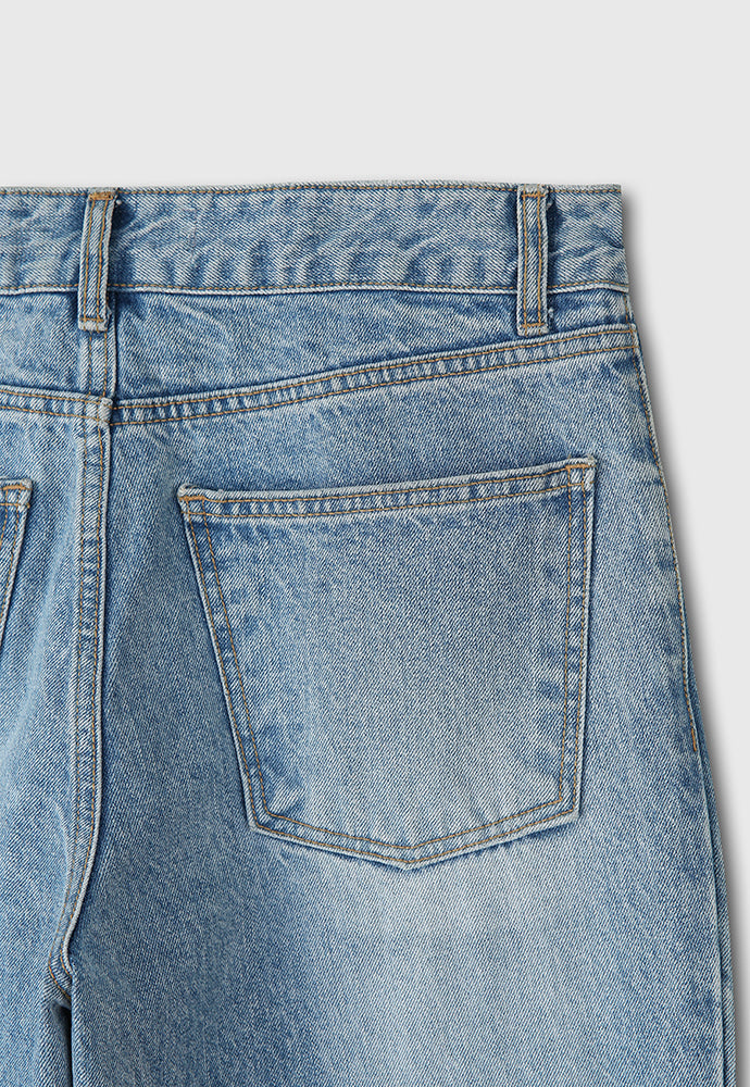 Tonywack - Flared Reconstructed Denim Jeans (Washed Light Blue) product image 10 | TRAB K-Fashion Australia