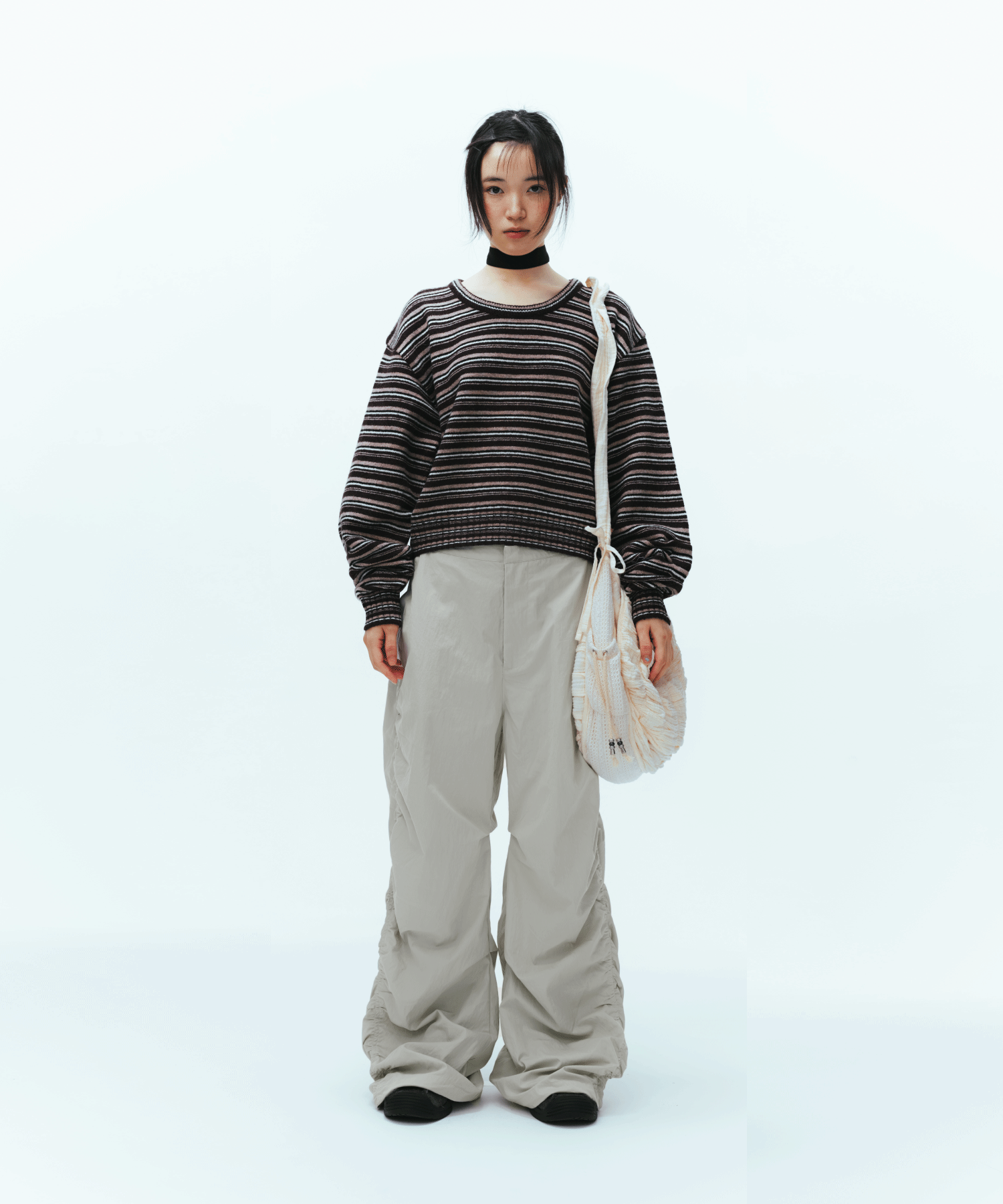 Coyseio - Puckering Pants (Ivory) product image 1 | TRAB K-Fashion Australia