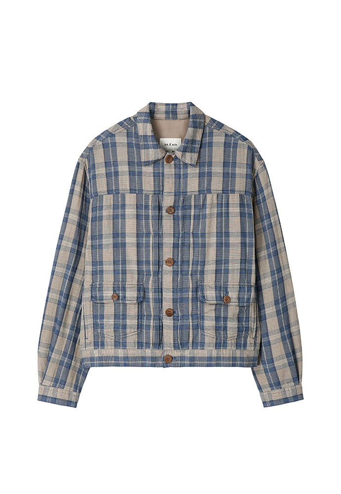 Art if acts - Vintage Check Trucker (Vintage Blue) product image 6 | TRAB K-Fashion Australia