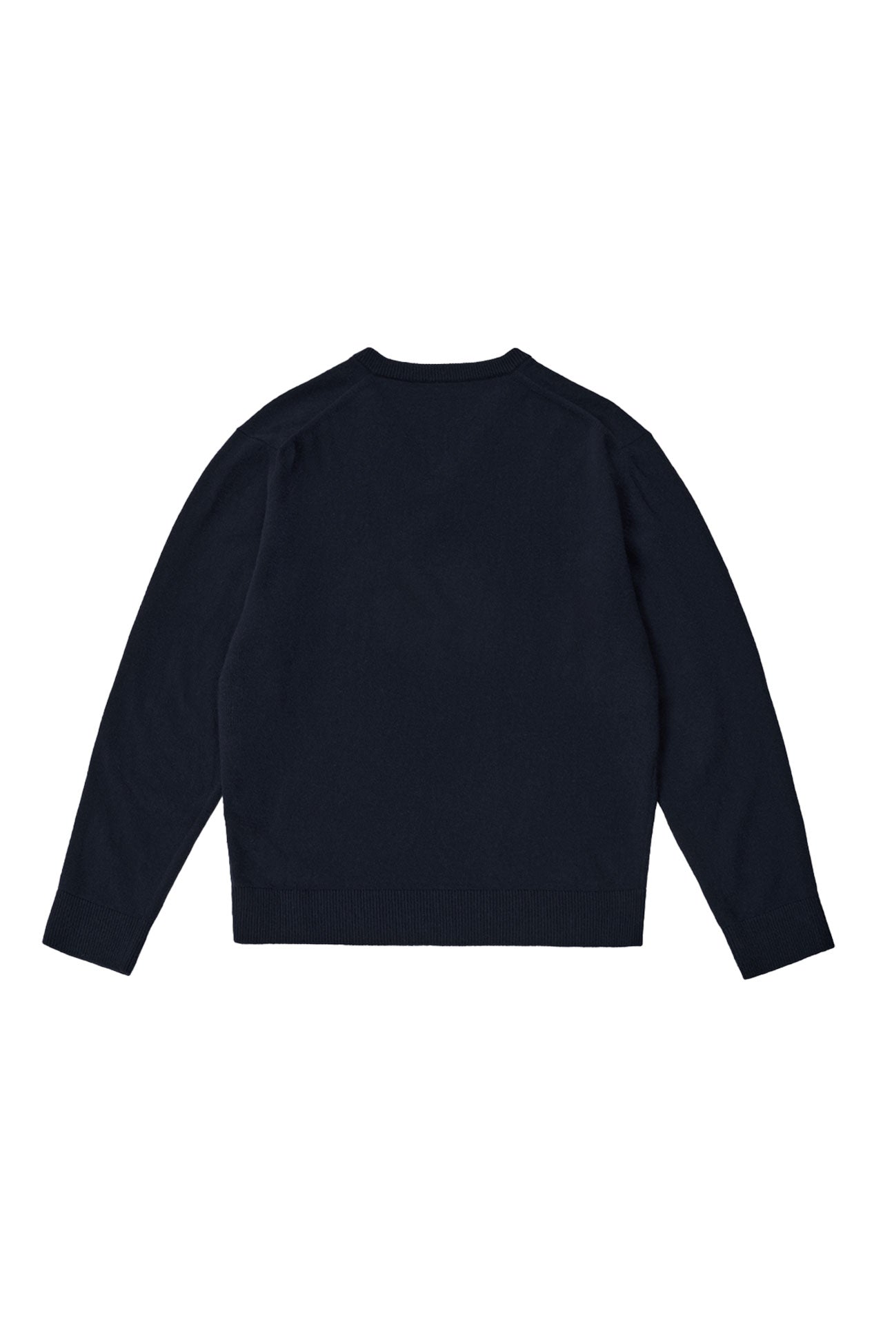 STU - Pin Tuck V-neck Knit (Navy) product image 14 | TRAB K-Fashion Australia