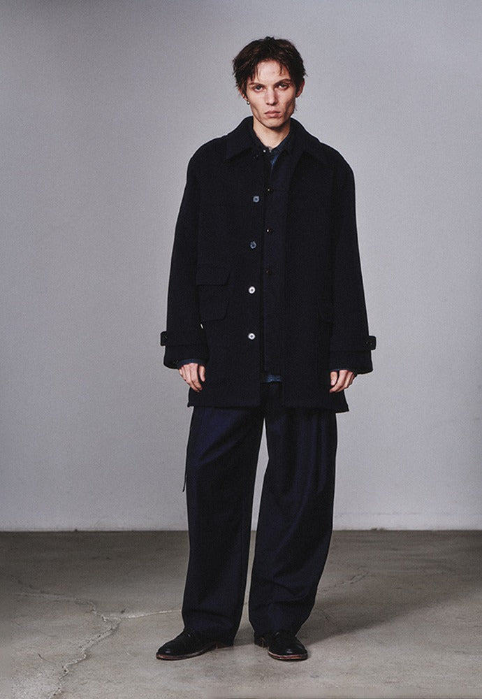 Art if acts - Handmade Car Coat (Deep Navy) product image 1 | TRAB K-Fashion Australia