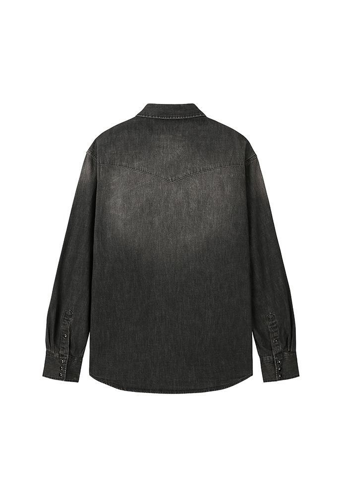 Art if acts - Western Denim Shirt_Japanese Fabric (Used Black) product image 6 | TRAB K-Fashion Australia