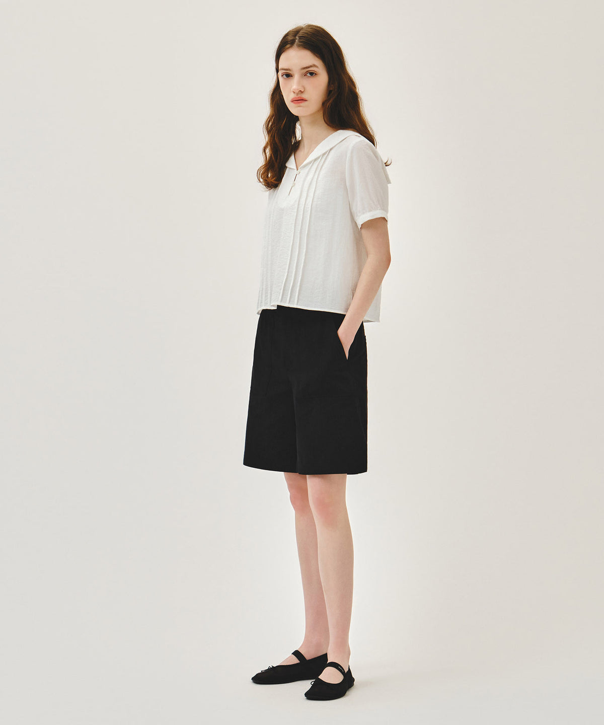 Marithe & Francois Girbaud - Bermuda Half Pants (Black) product image 4 | TRAB K-Fashion Australia