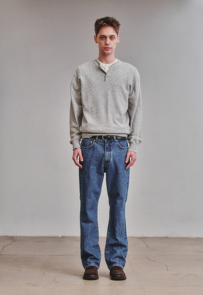 Art if acts - Henley Sweater (Cloud) product image 2 | TRAB K-Fashion Australia