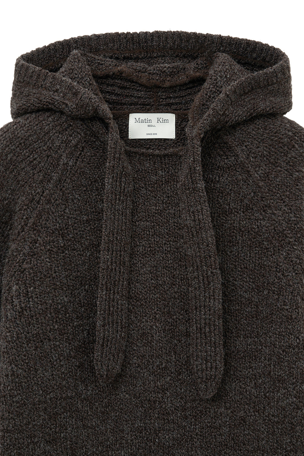 Matin Kim - Muffler Point Hoody Pullover (Brown) product image 4 | TRAB K-Fashion Australia